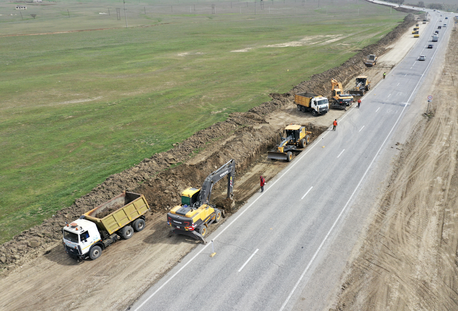 В Республике Дагестан капитально ремонтируют участок трассы Махачкала – Буйнакск – Леваши – Верхний Гуниб